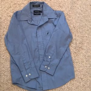 Nautica  blue long sleeve button down